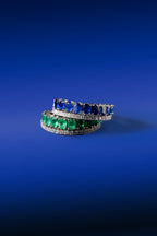 Churumbela Flexible con Diamantes Oro 14k