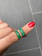Anillo Canopus 4 Piedras Oro 14K