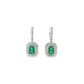 Aura · Aretes con Esmeralda & Diamantes