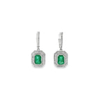 Aura · Aretes con Esmeralda & Diamantes