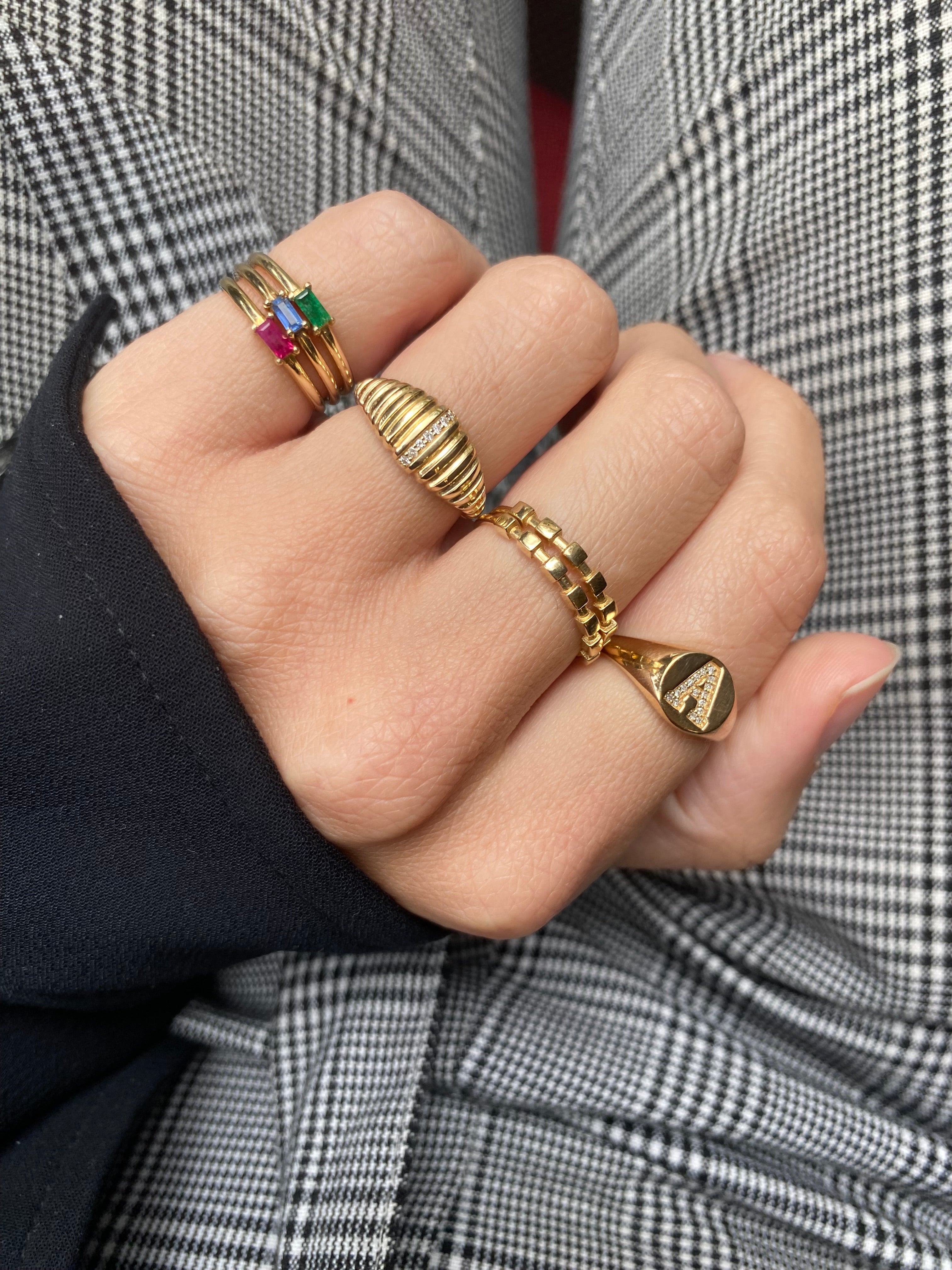 Anillo Venus en Oro Amarillo 14k