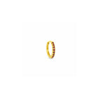 Huggies con Piedras de Colores Oro 14k