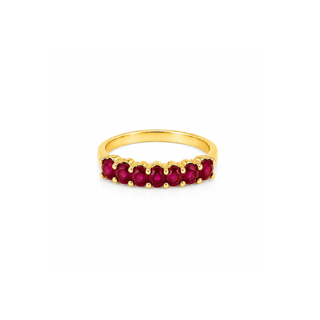 Media Churumbela Piedras Ovales Oro 14k