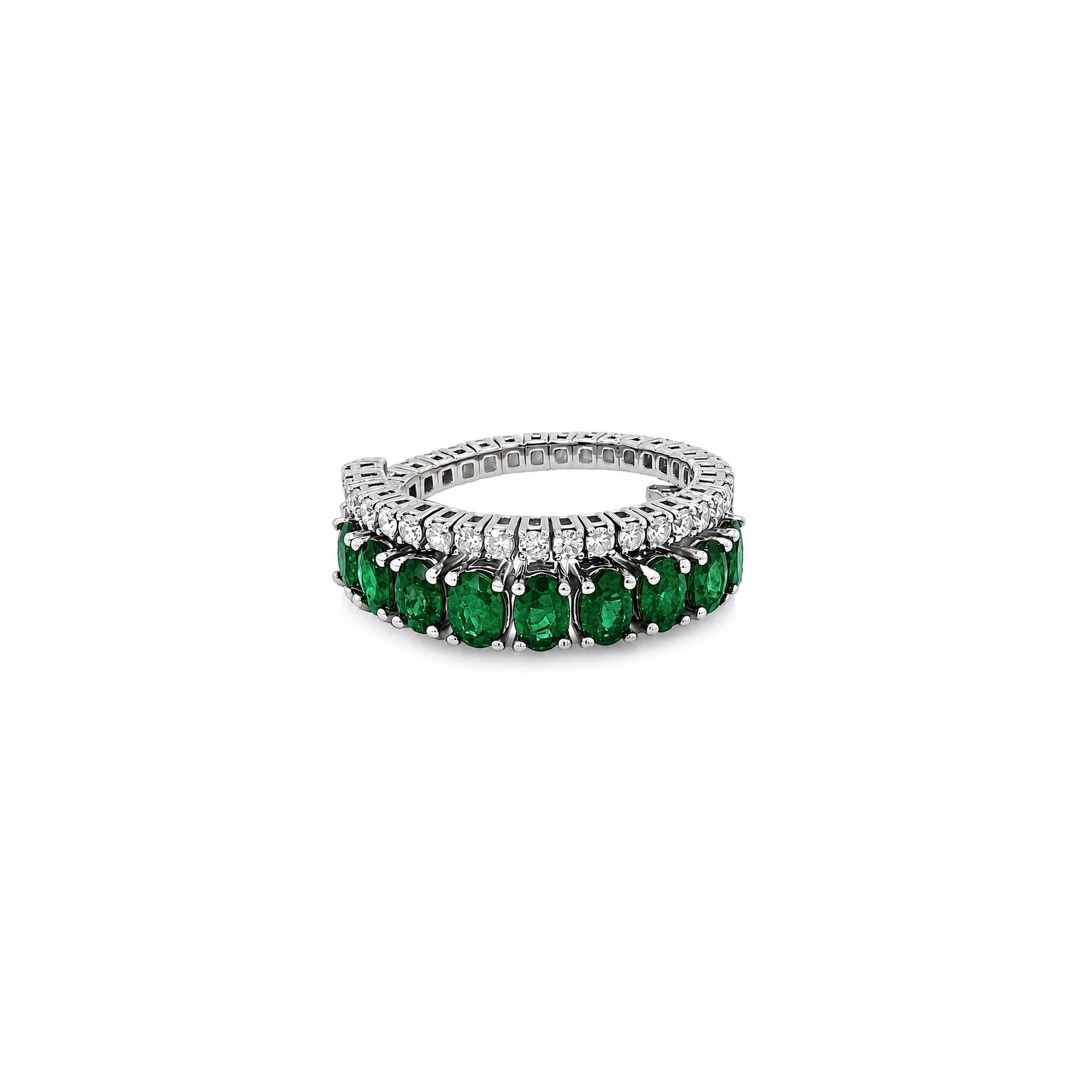Churumbela Flexible con Diamantes Oro 14k