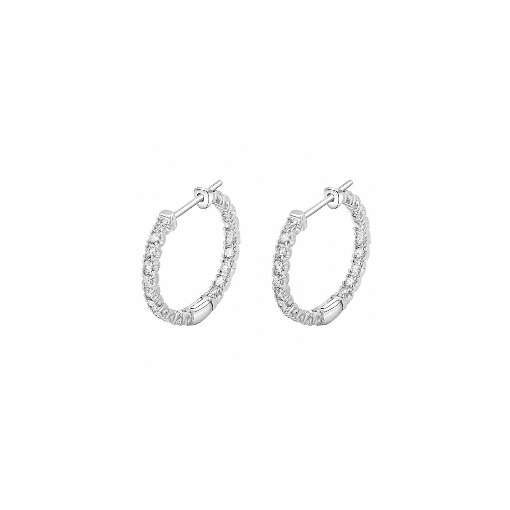 Arracadas de Diamantes en Oro 14k