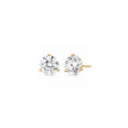 Studs con Diamantes Naturales Oro 14k