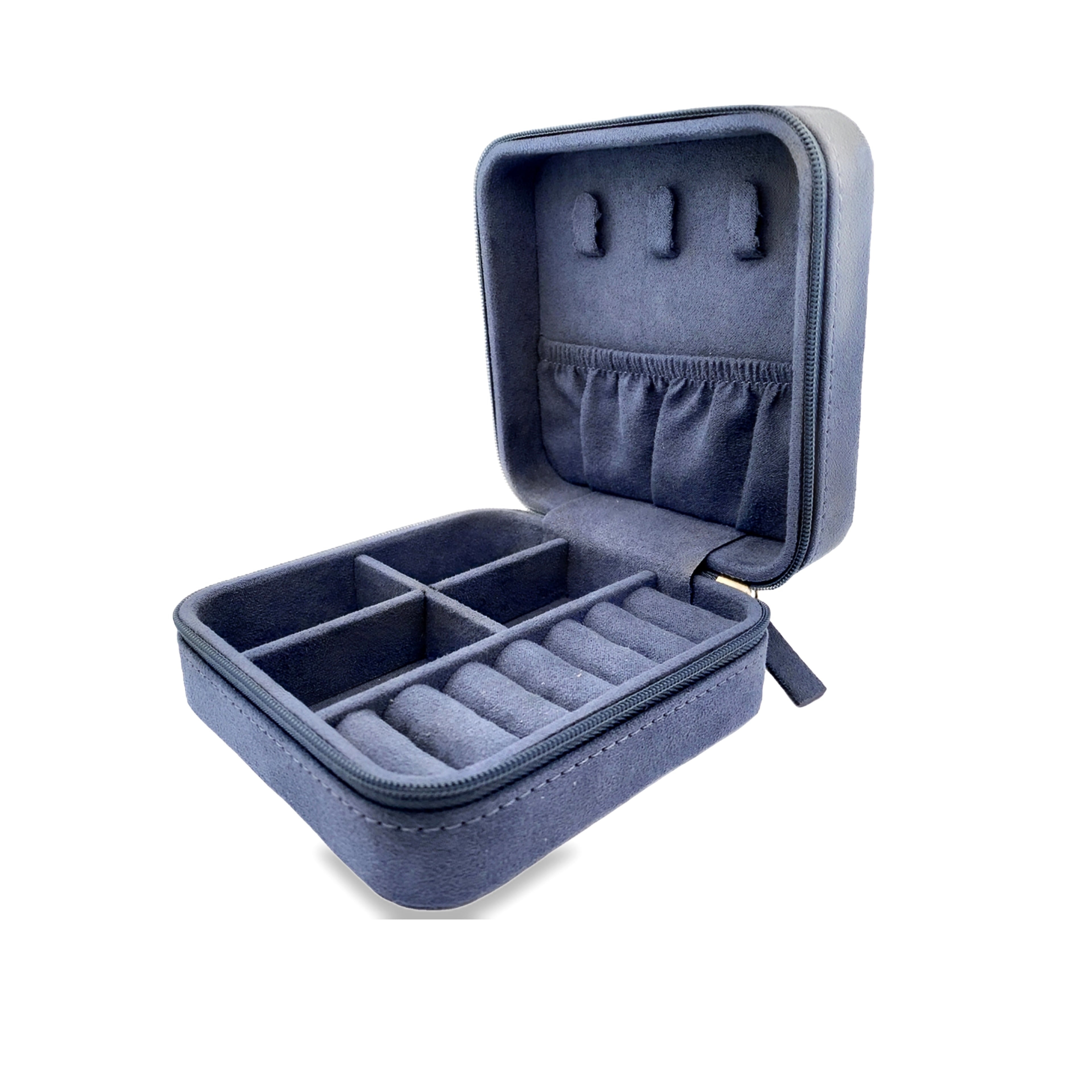 Travel Case- Alhajero Suede Azul