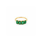 Anillo Canopus 4 Piedras Oro 14K