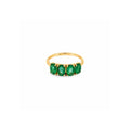 Anillo Canopus 4 Piedras Oro 14K