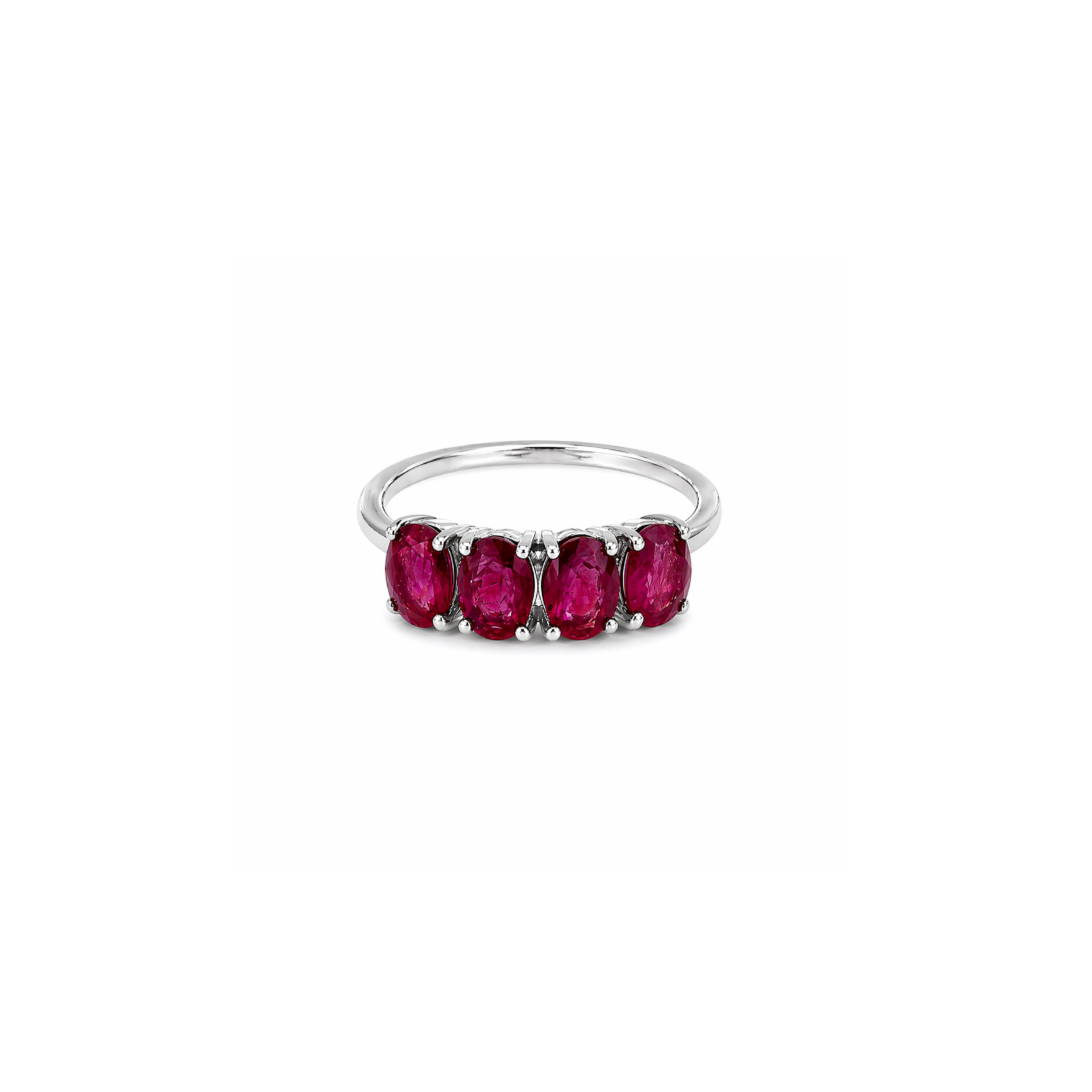 Anillo Canopus 4 Piedras Oro 14K