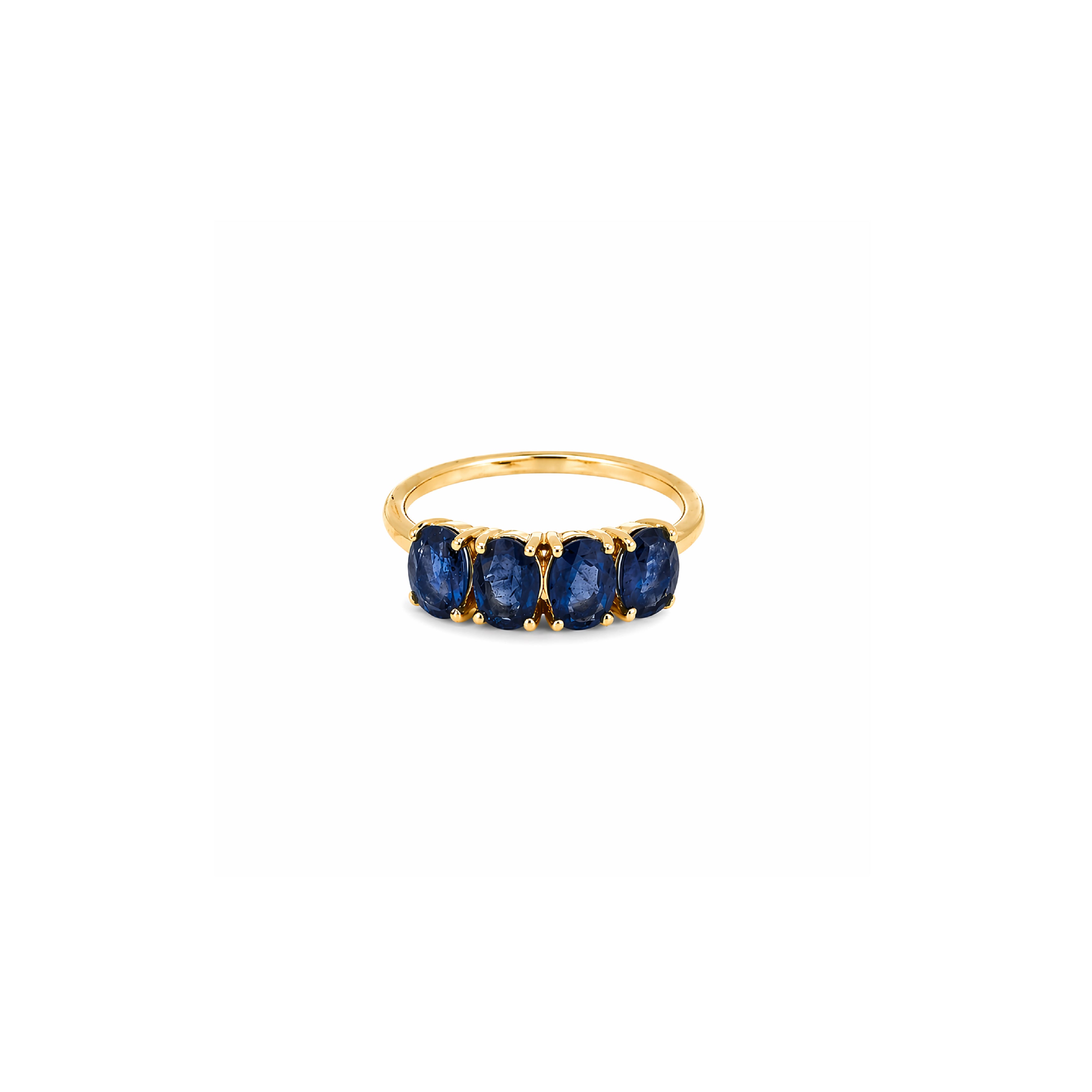 Anillo Canopus 4 Piedras Oro 14K