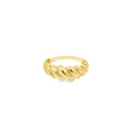 Anillo Croissant Chunky en Oro Amarillo 14K