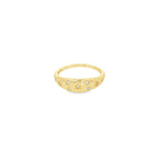 Anillo Dome Constelación Oro 14K con Diamantes