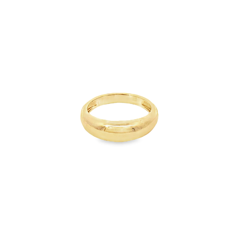 Anillo Dome en Oro Amarillo 14k