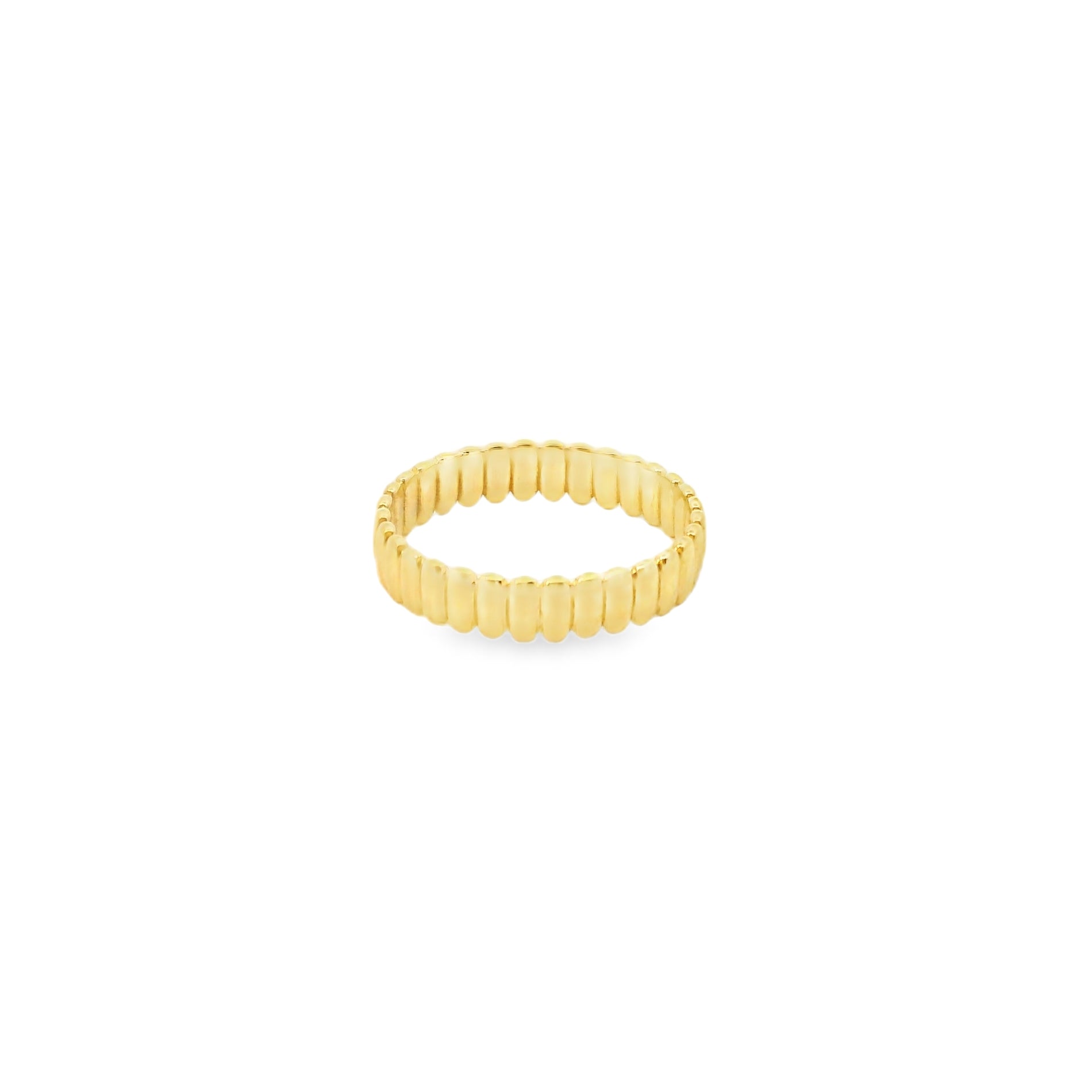 Anillo Rayas en Oro Amarillo 14k