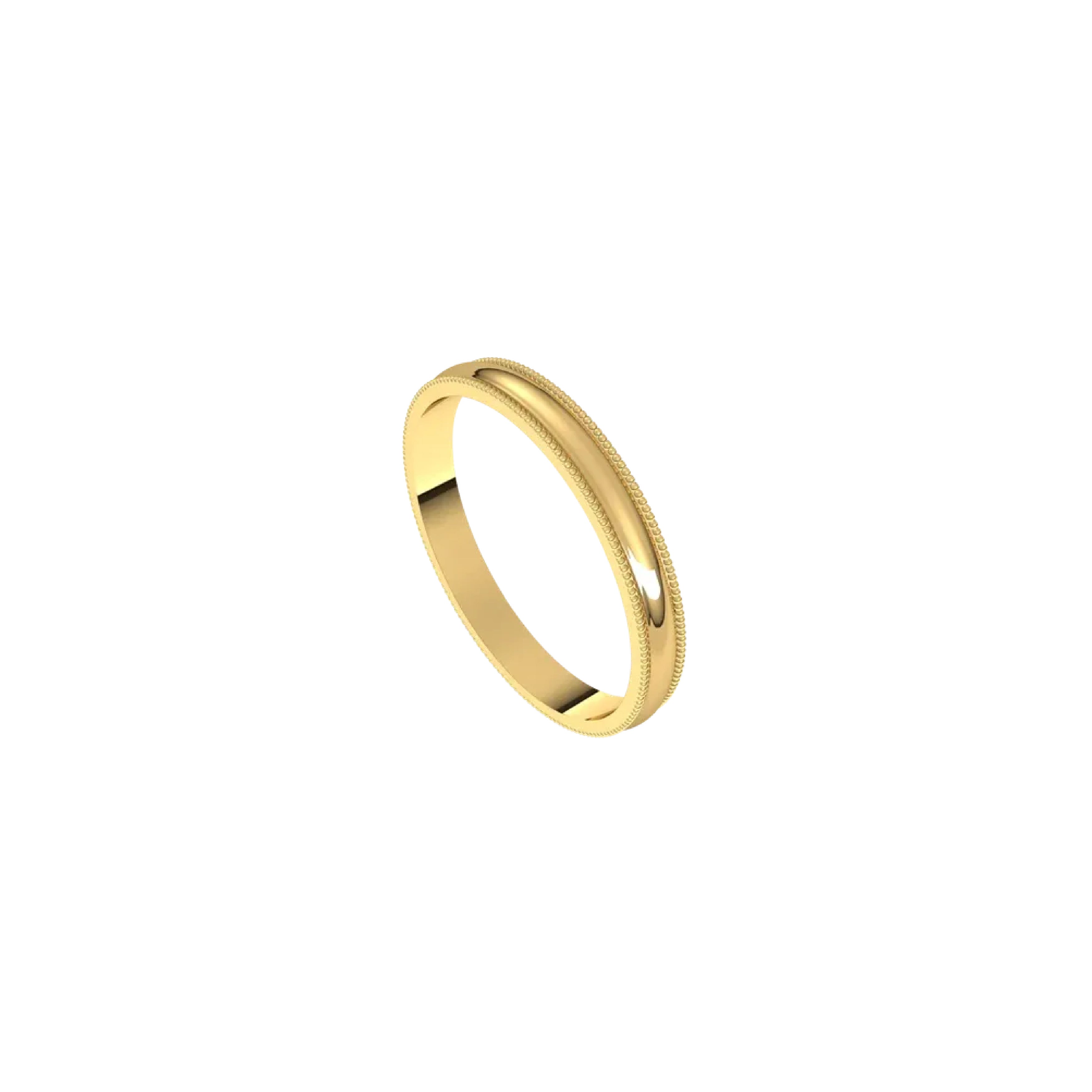 Argolla Milgrain - 2.5mm