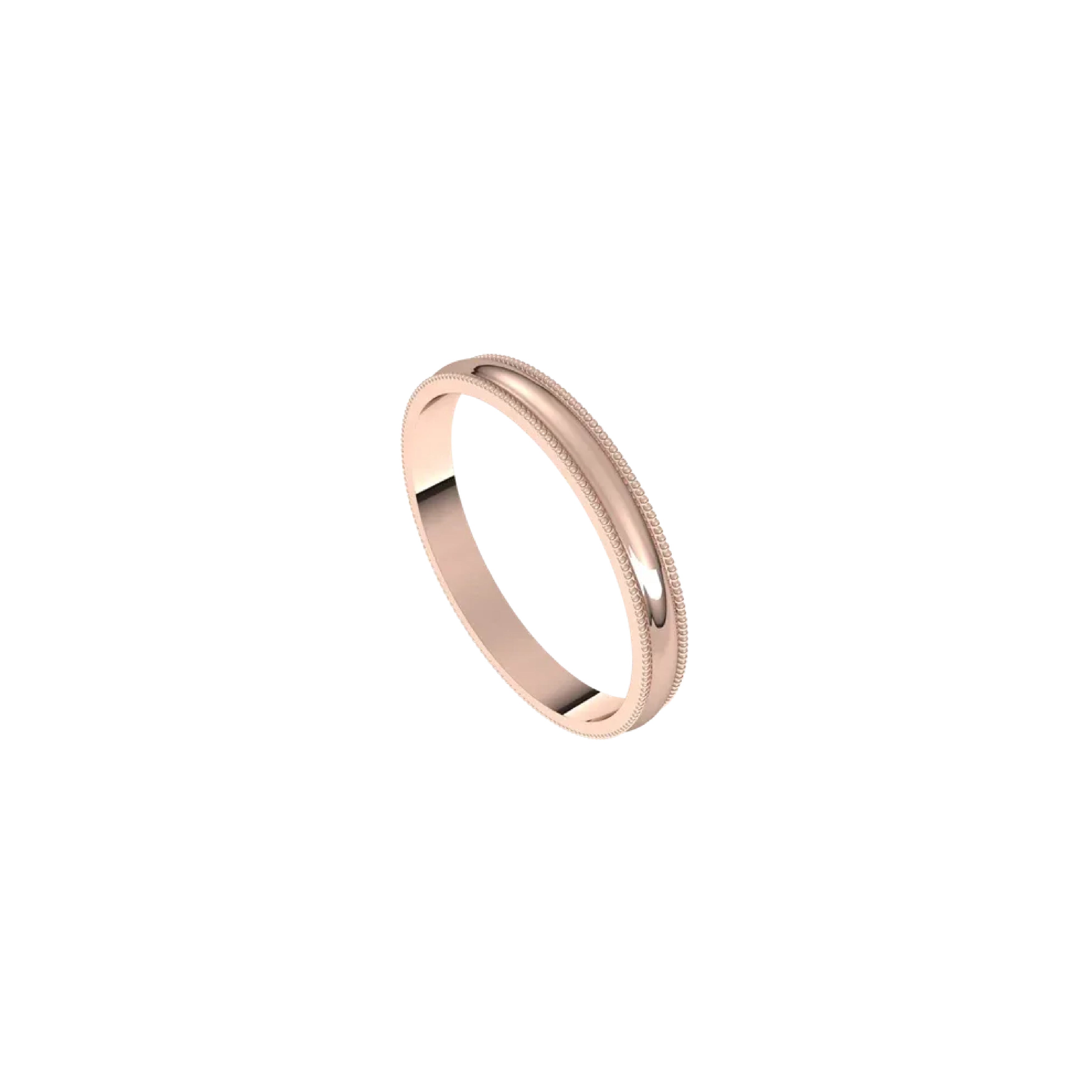 Argolla Milgrain - 2.5mm