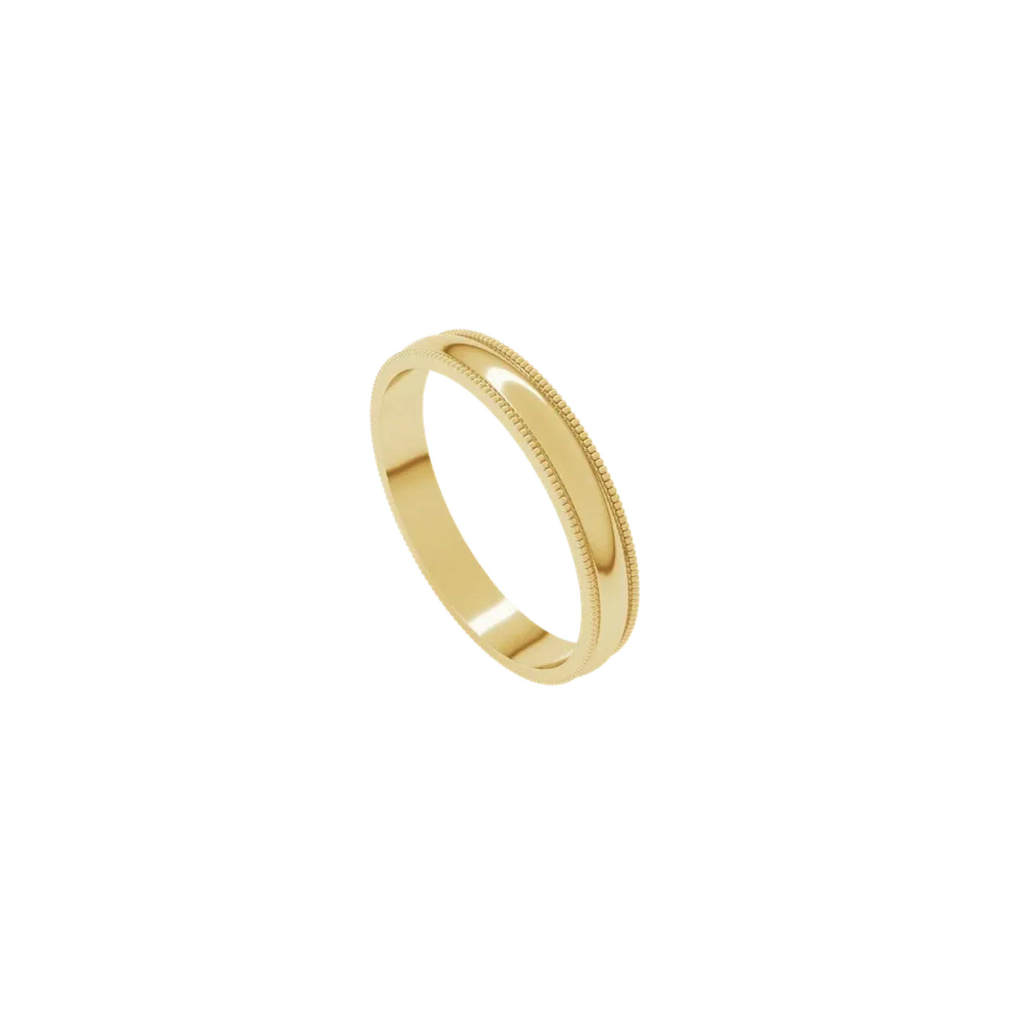 Argolla Milgrain - 3mm