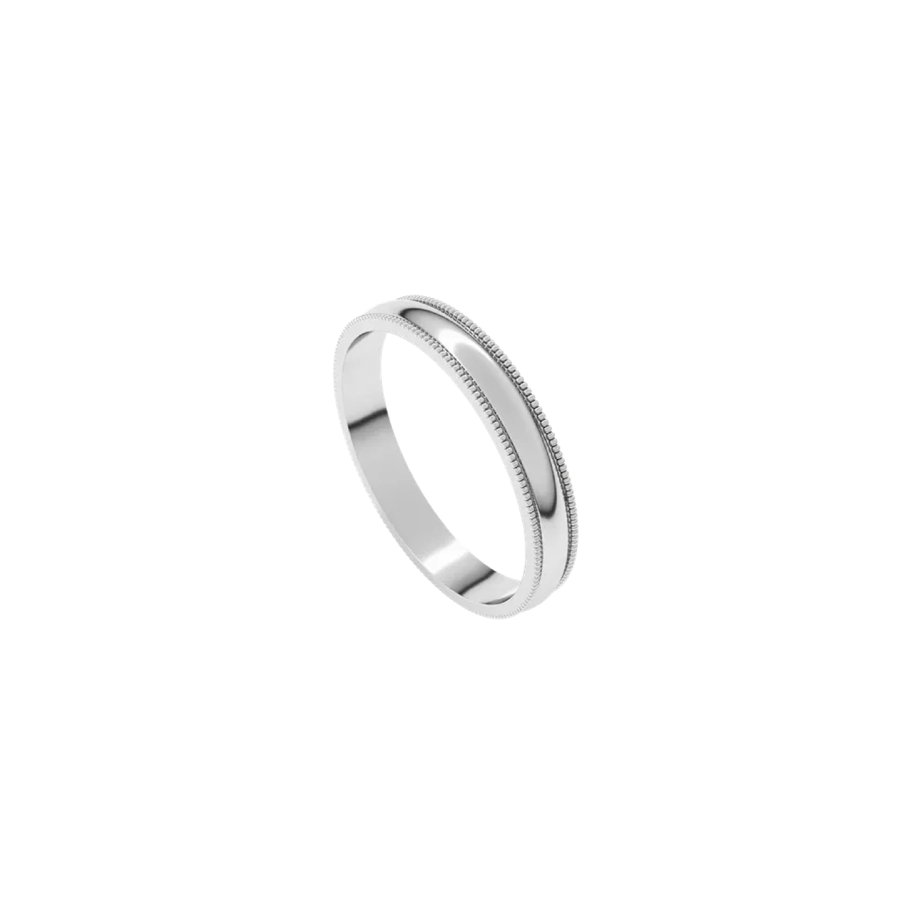 Argolla Milgrain - 3mm