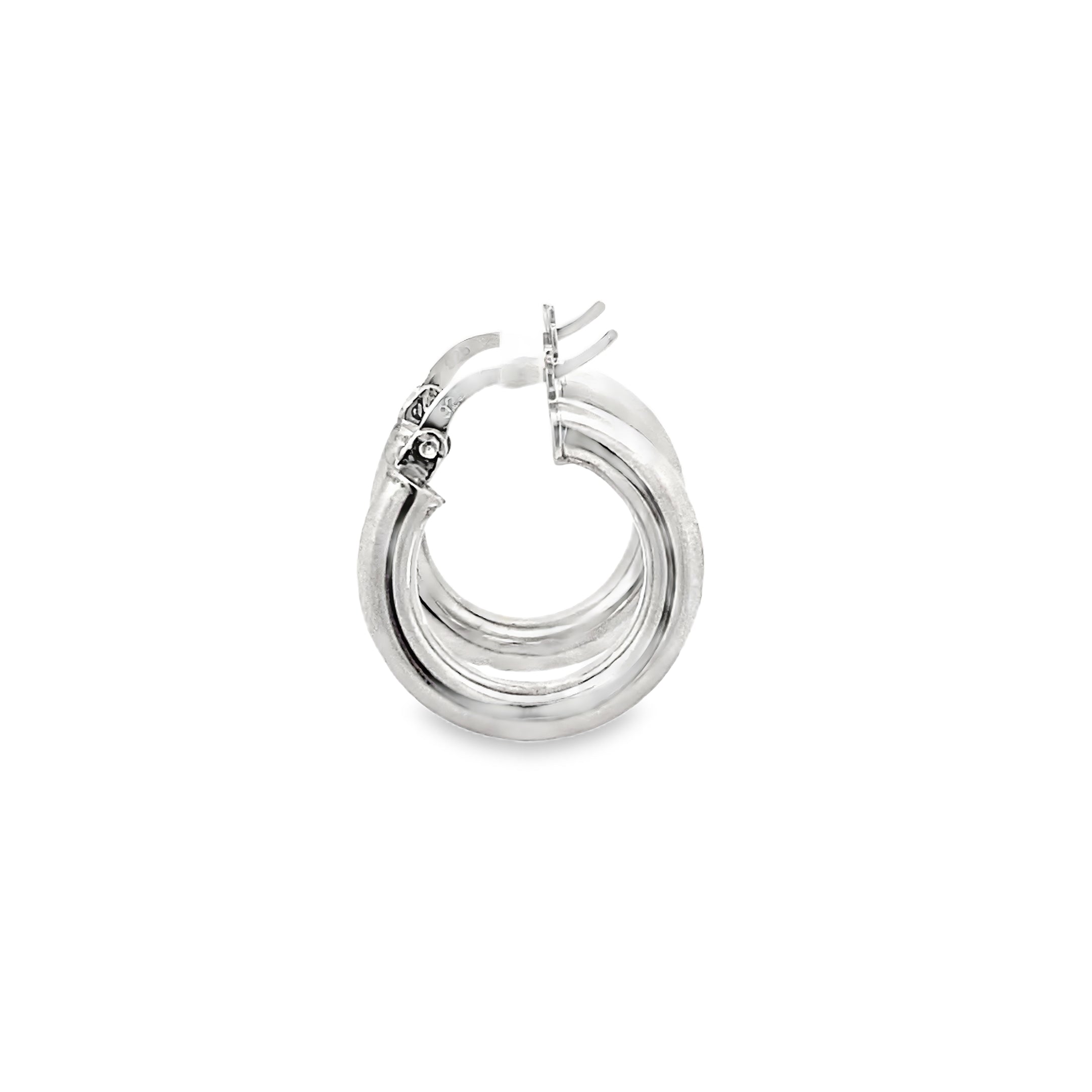 Hoops Chunky en Plata .925