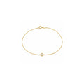 Pulsera de diamantes en soliario