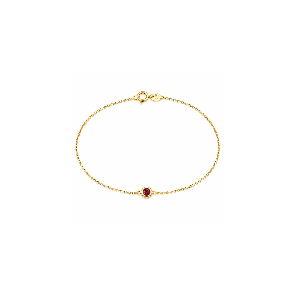 Pulsera de Piedra en Bisel