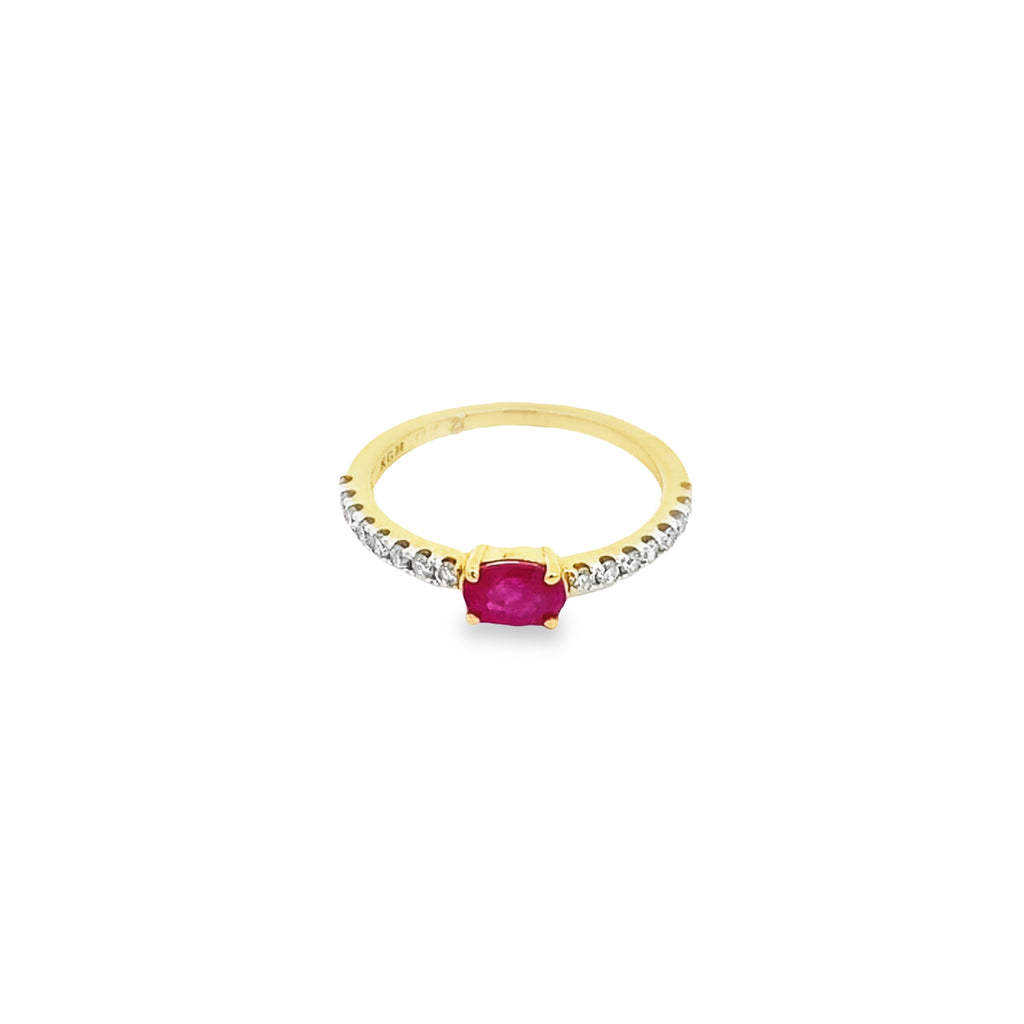 Anillo Sabik en Oro 14k